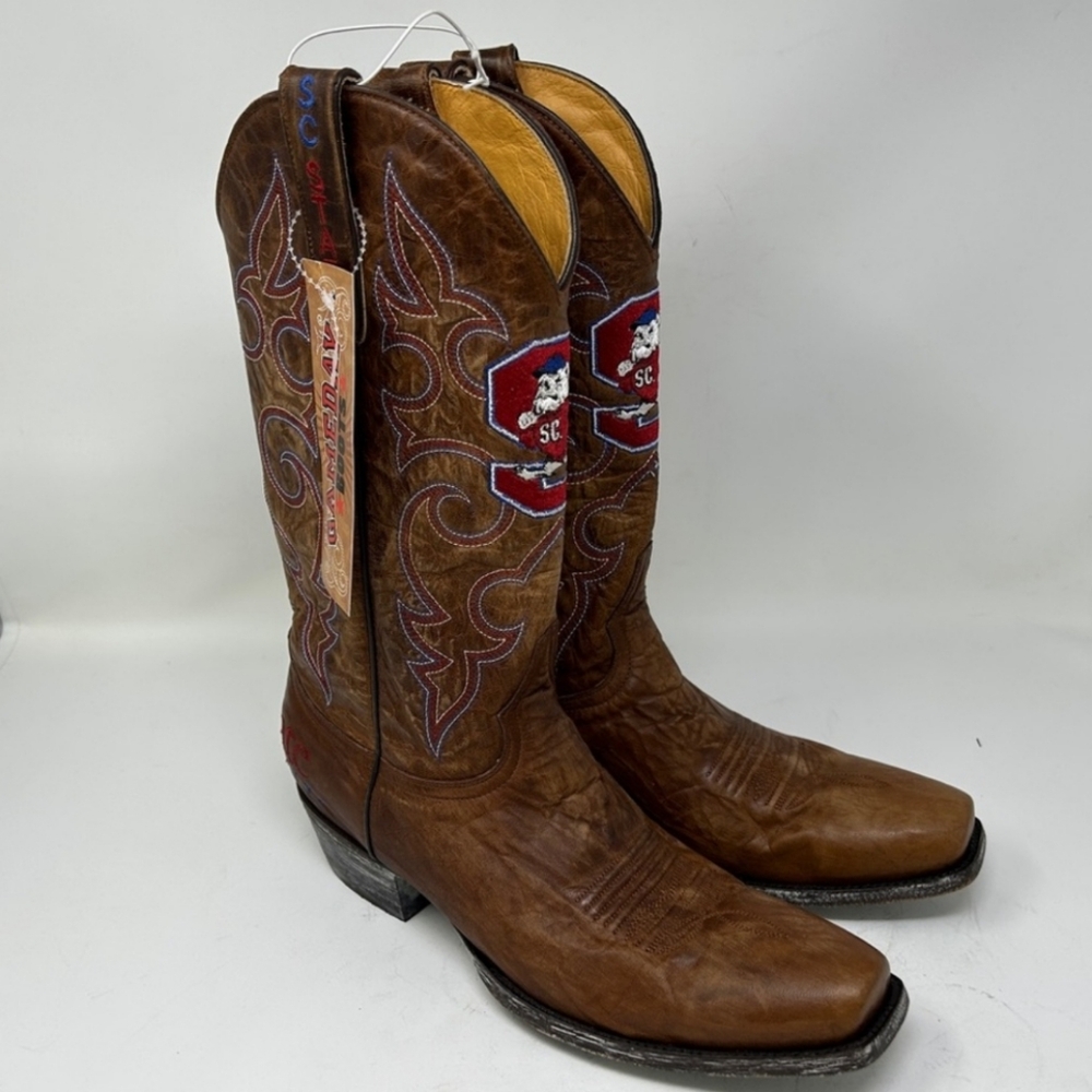 NWT Men's South Carolina State University Bulldogs Gameday Cowboy Boots